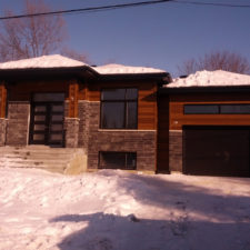 Rêvetement en bois de maison - Revêtement Tandem - Saint-Lin-Laurentides, Montreal