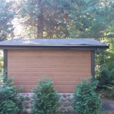 Revêtement d'un cabanon à St-Jérôme - Revêtement Tandem (revêtement extérieur Lanaudière)